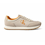 Calvin Klein Jeans Retro Runner Laceup SU-NY Mono Trainer - Beige/Red