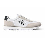 Calvin Klein Jeans Retro Runner SU-NY Mono Trainer - White/Beige/Black