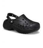 Crocs Baya Platform Clog-BLACK
