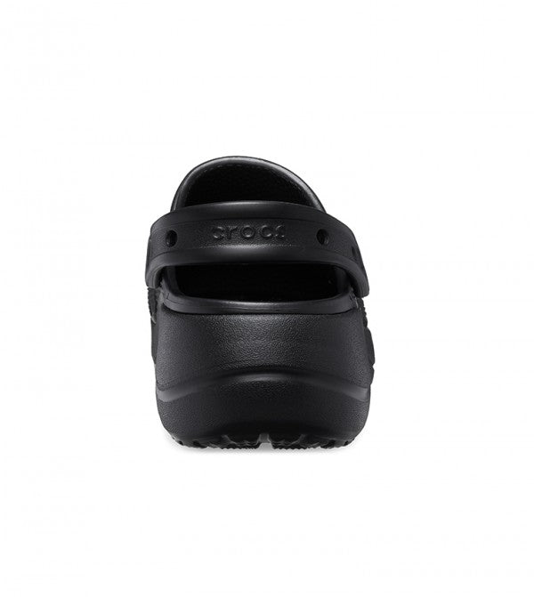 Crocs Baya Platform Clog-BLACK