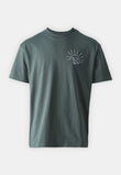 Nike SB TEE TRAIN MONIKER - Print T-shirt - vintage green