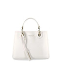Emporio Armani Women's White Myea Medium Shopping Bag