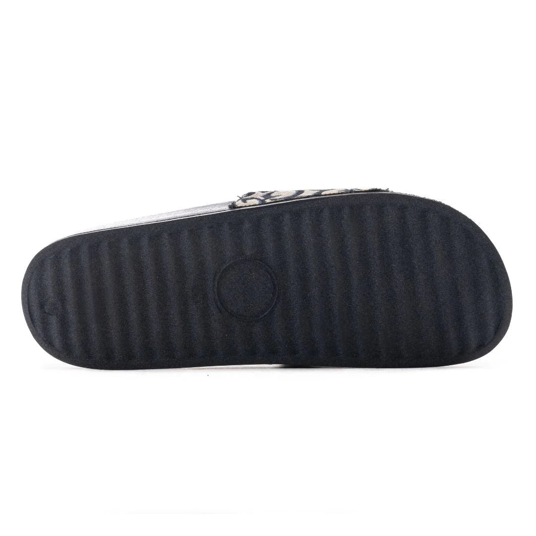 GUESS Allow Monogram Logo Pool Slides Women - BLK