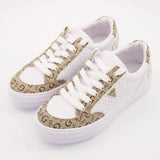 GUESS Beverly Logo Trainers -WHTBEG