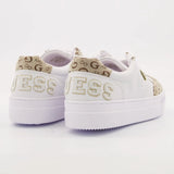 GUESS Beverly Logo Trainers -WHTBEG