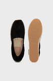 BOSS Suede espadrilles with elasticated heel