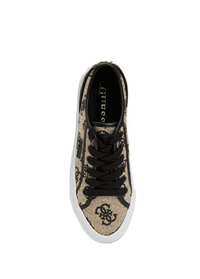 Guess Jelex Black Beige Women's Sneakers