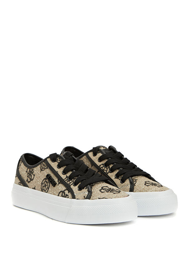 Guess Jelex Black Beige Women's Sneakers