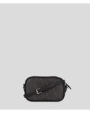 Karl Lagerfeld Women's Black Ikon Monogram Camera Bag