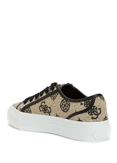 Guess Jelex Black Beige Women's Sneakers