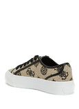 Guess Jelex Black Beige Women's Sneakers