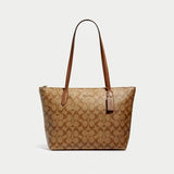 COACH ZIP TOP TOTE IN SIGNATURE CANVAS 4455 IME74