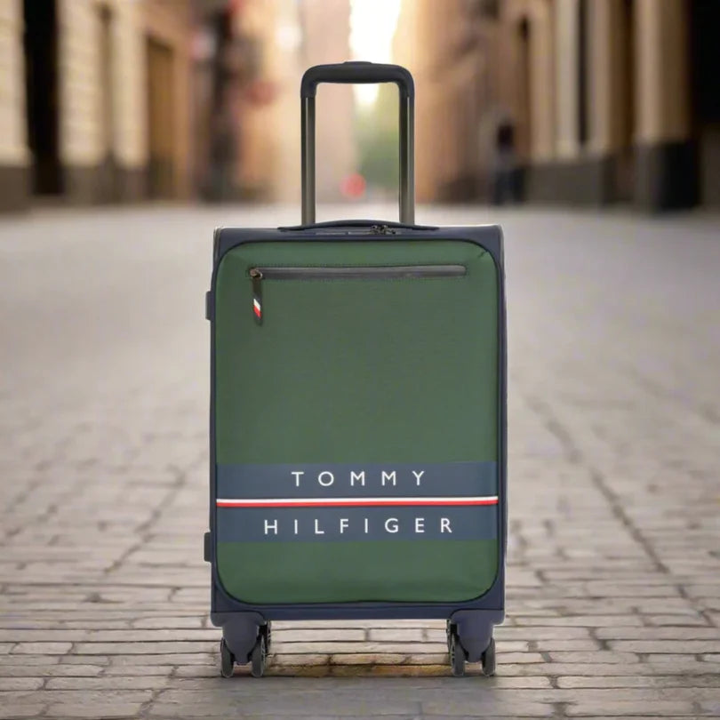 Tommy Hilfiger Lewiston 3-Piece Soft Luggage Set - GREEN