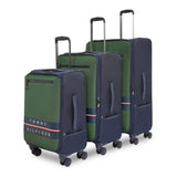 Tommy Hilfiger Lewiston 3-Piece Soft Luggage Set - GREEN