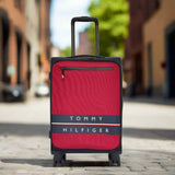 Tommy Hilfiger Lewiston 3-Piece Soft Luggage Set - RED