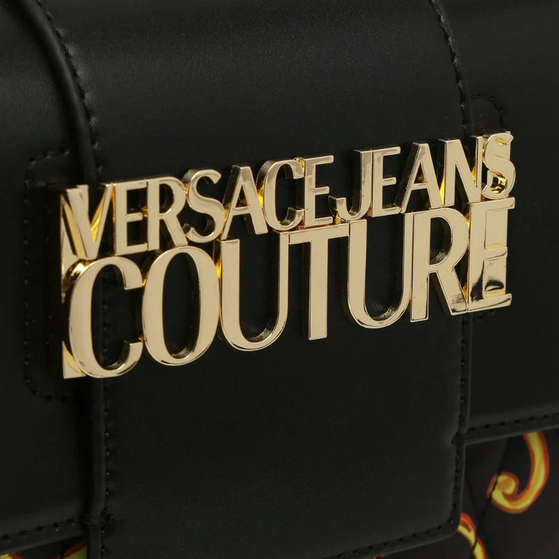 VERSACE JEANS COUTURE Medium Crossbody Bag-BLKYEL