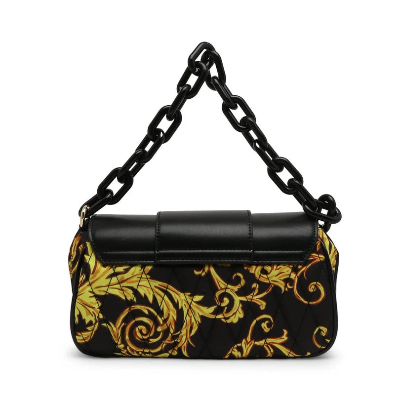 VERSACE JEANS COUTURE Medium Crossbody Bag-BLKYEL