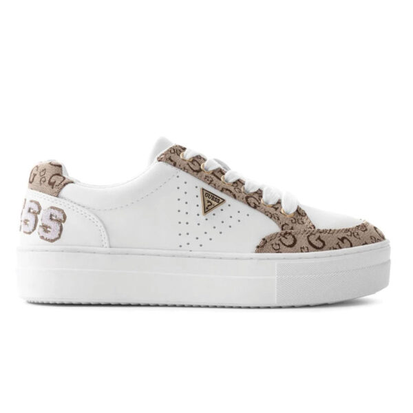 GUESS Beverly Logo Trainers -WHTBEG