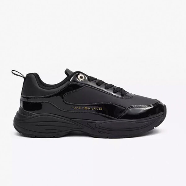 Tommy Hilfiger Womens Chunky Runner Patent womens Sneaker