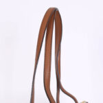 ⁦Michael Kors Charlotte Large MK Siganture Top-Zip Tote Vanilla/Brown⁩ - الصورة ⁦6⁩