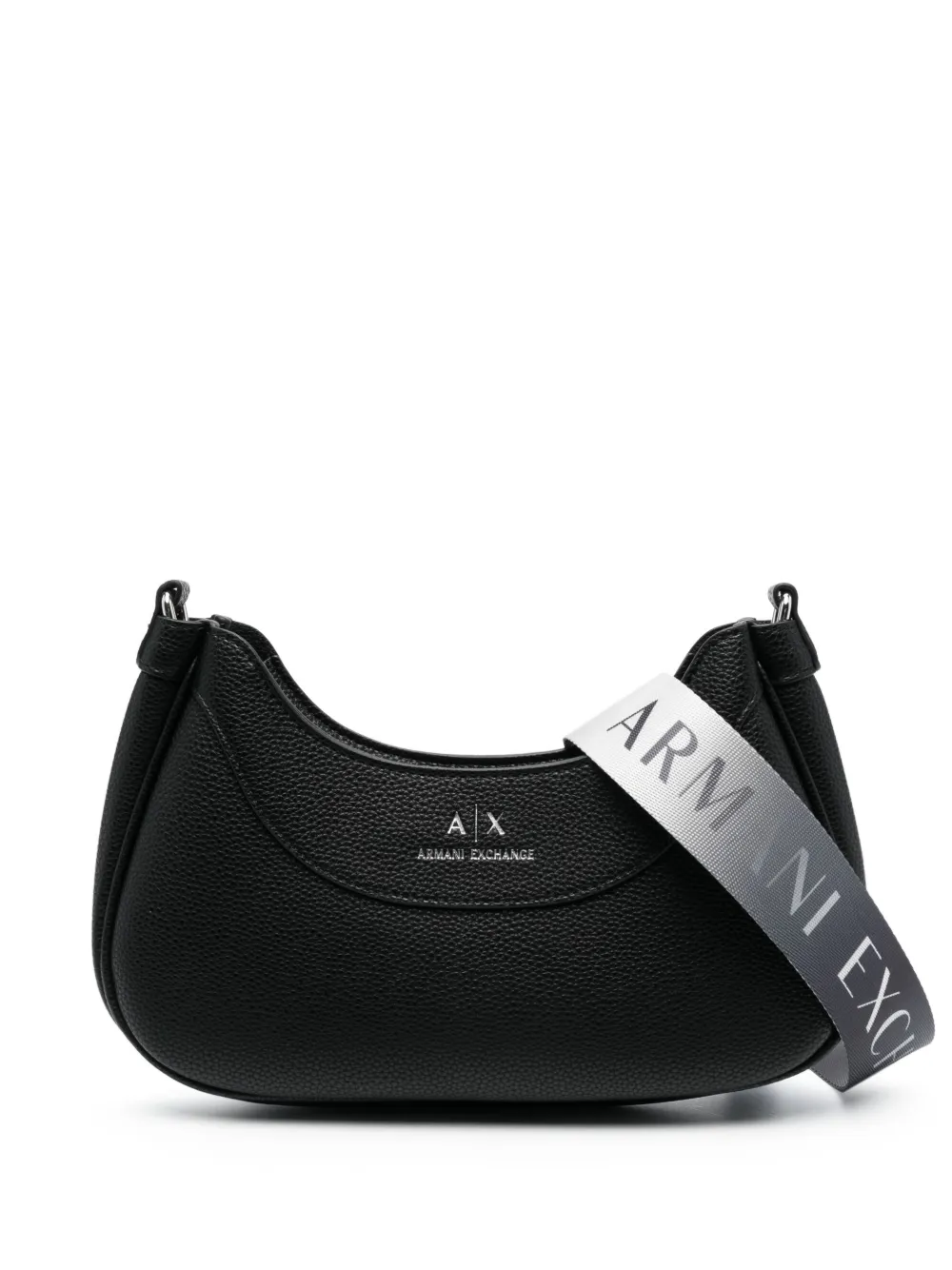19960638_45081934_1000 Armani Exchange debossed-logo leather crossbody bag - Image 1