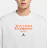 ⁦NIKE Jordan T Shirts Men's White⁩ - الصورة ⁦3⁩