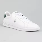 ⁦Polo Ralph Lauren HRT CT II SNEAKERS White/College Green Pp⁩ - الصورة ⁦2⁩
