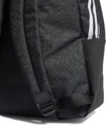 Adidas Training Classic 3 stripe backpack in black - Image 5