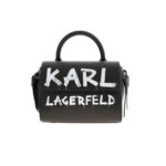 KARL LAGERFELD K/Ikon Graffiti mini bag in black