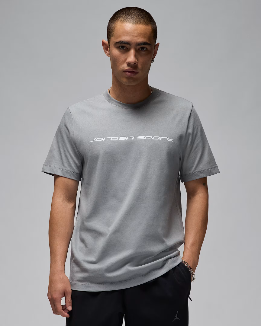 M+J+JD+SPRT+BRND+DF+SS+CREW NIKE Jordan Sport Men's Dri-FIT T-Shirt - Image 1