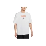 ⁦NIKE Jordan T Shirts Men's White⁩ - الصورة ⁦4⁩