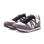 ARMANI EXCHANGE Logo Lace-Up XUX017 Sneakers - BLKGRY - Image 3