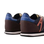 ARMANI EXCHANGE Logo Lace-Up XUX017 Sneakers - BRNORG - Image 2