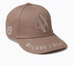 Armani Exchange The Gymnasium AX Logo Baseball Cap in Cotton