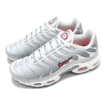 Nike Wmns Air Max Plus Metallic Silve Cool Grey Women Casual Shoes - Image 5