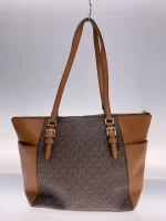 Michael Kors Tote Bag Brown Signature Large Top Zip Tote - Image 2