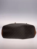 Michael Kors Tote Bag Brown Signature Large Top Zip Tote - Image 3