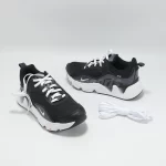 ⁦Nike Ryz 365 2 Black White Off Noir Metallic Hematite (Women's)⁩ - الصورة ⁦8⁩