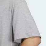 Adidas short-sleeved men's and women's lightning LOGO printed basketball casual loose round neck T-shirt JC6790 - Image 5