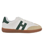 Tommy Hilfiger Berge mens Sneaker Light Natural/Hunter Green Multi