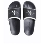 Calvin Klein Slide Rubber Neoprene Monogram Slide Slippers
