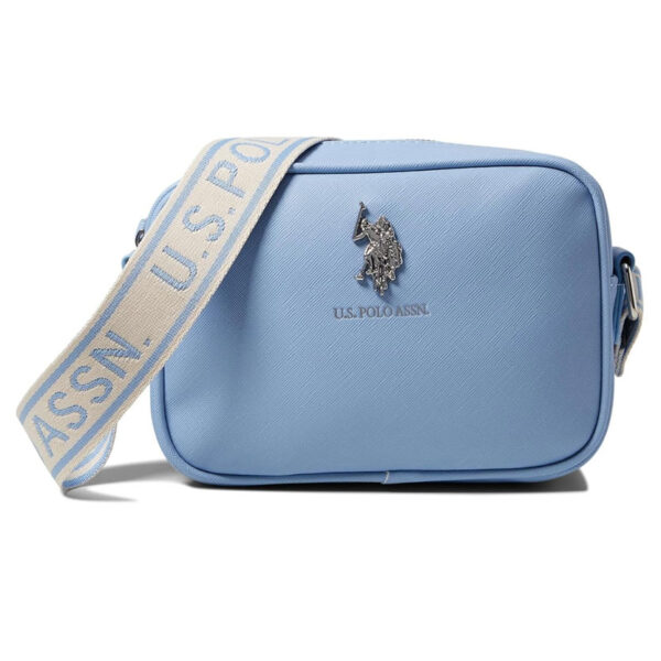 U.S POLO ASSN. Womens Dhm Crossbody crossbody -ICE BLUE