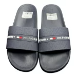 TOMMY HILFIGER Slides with Embossed Logo Print-NAV
