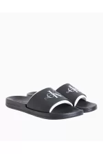 Calvin Klein Slide Rubber Neoprene Monogram Slide Slippers - Image 2
