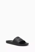 Calvin Klein Logo Slides in Rubber-BLK - Image 2