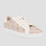 GUESS Renzy Debossed Low Top Sneaker - BGE - Image 3