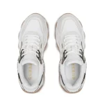 GUESS Micola Mixed Leather Sneakers Women - WHT - Image 5