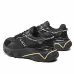 ⁦GUESS Micola Mixed Leather Sneakers Women - BLKBLK⁩ - الصورة ⁦5⁩