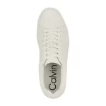 Calvin Klein Men's Lace Up Sneaker WHT - Image 5