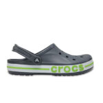 Crocs Bayaband Clog-CHARCOAL-VOLT GREEN